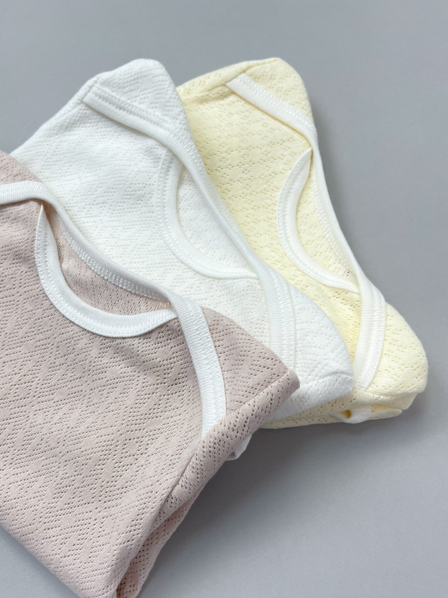 Комплект детских боди с коротким рукавом,  Пушинка, 3 шт.