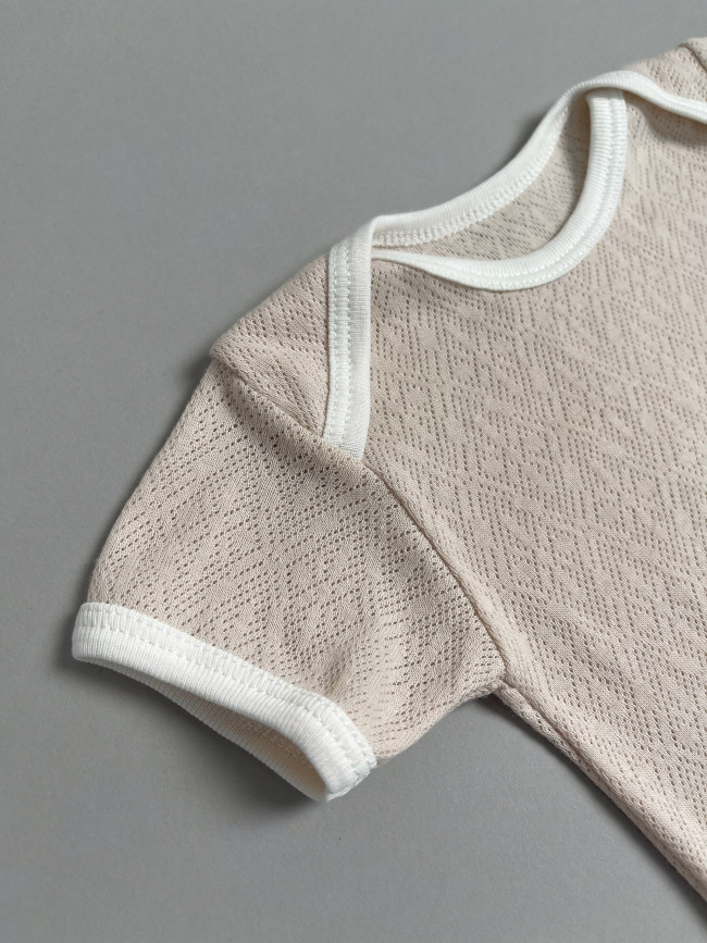 Комплект детских боди с коротким рукавом,  Пушинка, 3 шт.