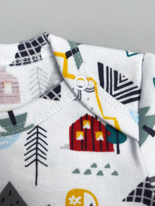 Боди детский, с коротким рукавом, Горы Боди детский, с коротким рукавом, Горы