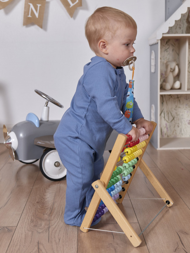 Комбинезон детский на молнии, синий, Рибана