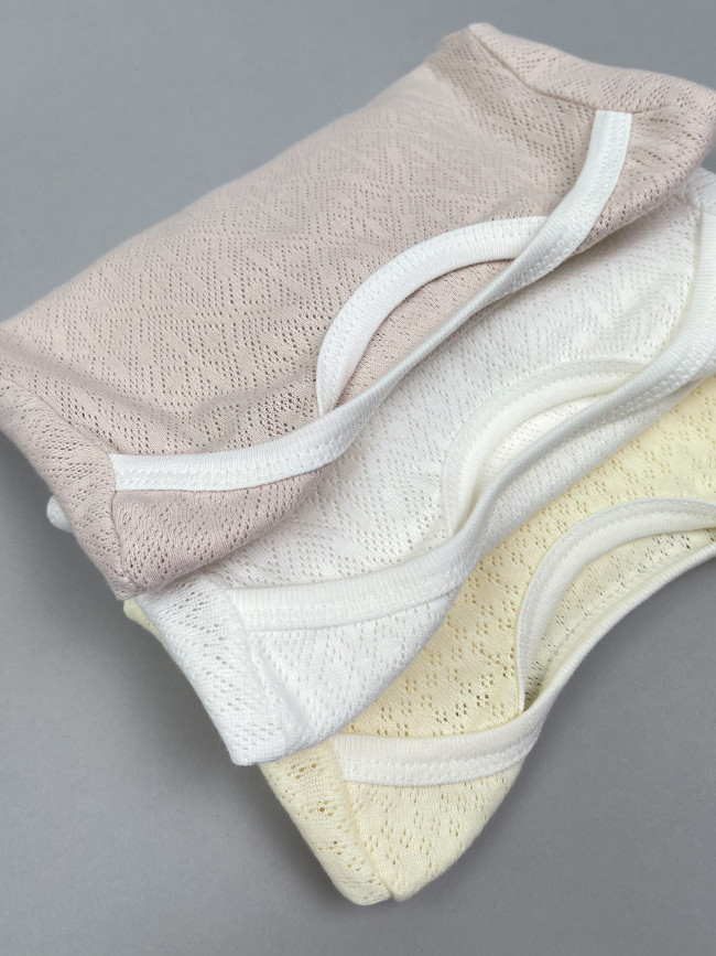 Комплект детских боди с длинным рукавом, Пушинка, 3 шт.