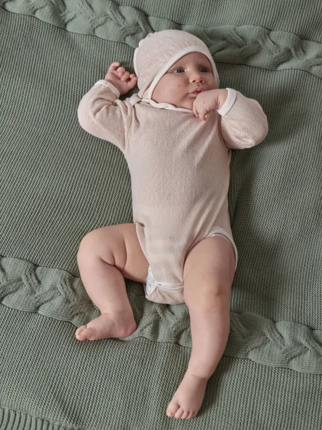 Комплект детских боди с длинным рукавом, Пушинка, 3 шт.