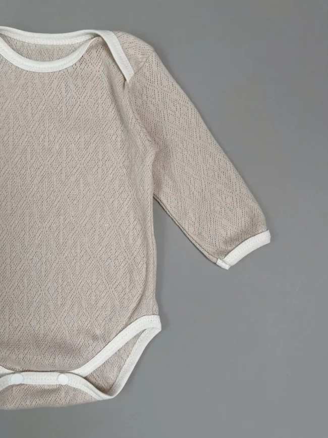 Комплект детских боди с длинным рукавом, Пушинка, 3 шт.