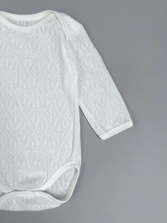 Комплект детских боди с длинным рукавом, Пушинка, 3 шт.