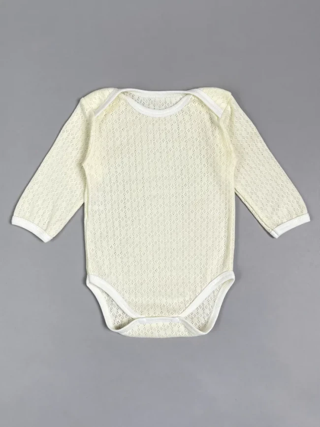 Комплект детских боди с длинным рукавом, Пушинка, 3 шт.