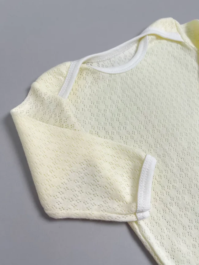 Комплект детских боди с длинным рукавом, Пушинка, 3 шт.