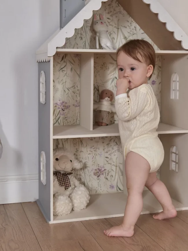 Комплект детских боди с длинным рукавом, Пушинка, 3 шт.