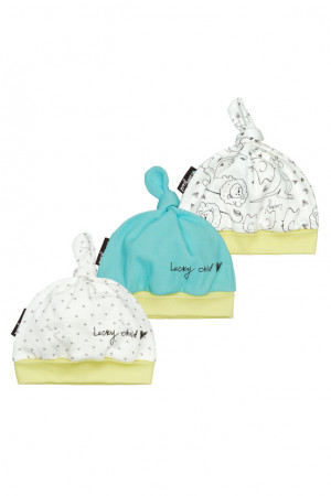 Комплект детский, шапка, Зоопарк, 3шт.