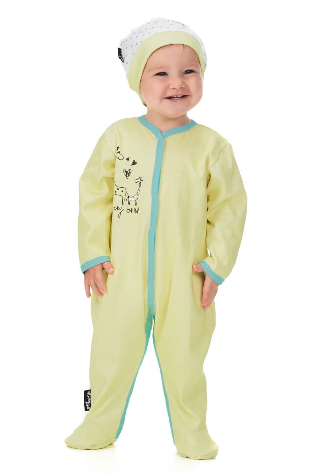 Комплект детский, шапка, Зоопарк, 3шт.