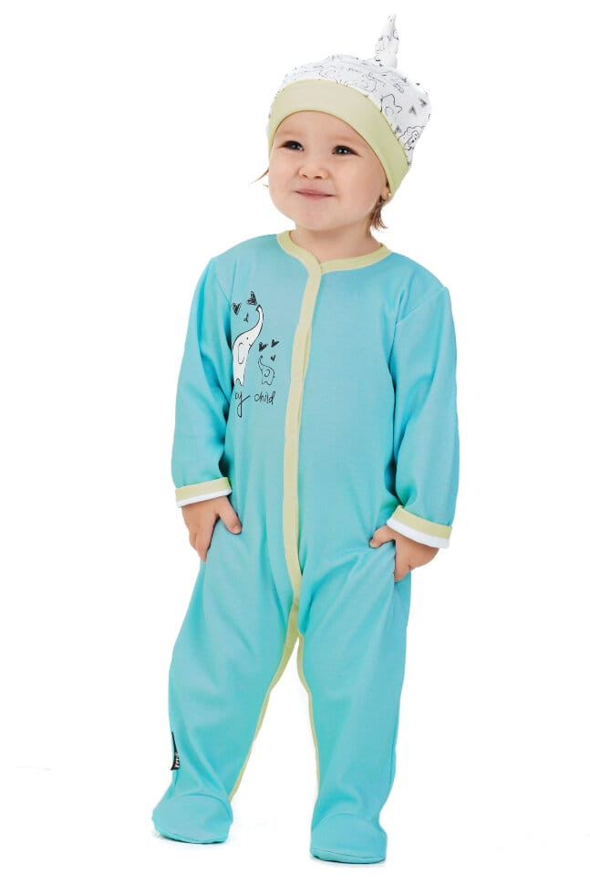 Комплект детский, шапка, Зоопарк, 3шт.