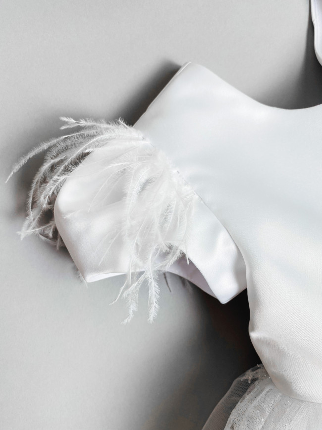 Нарядное белое платье, Снежинка