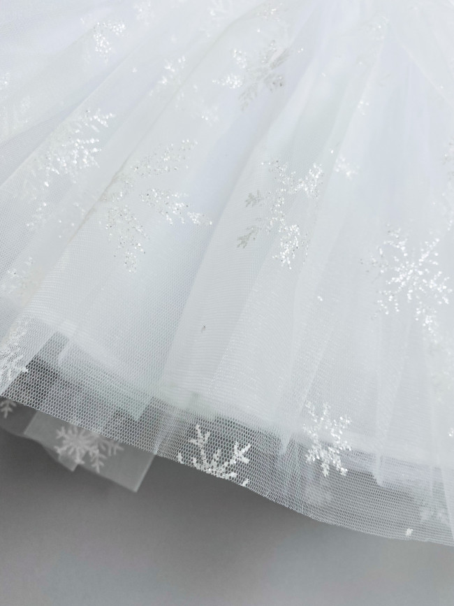 Нарядное белое платье, Снежинка