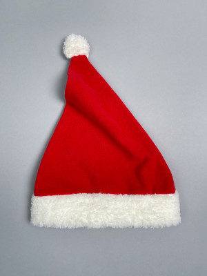Нарядная новогодняя шапка колпак для новорожденных, Дед Мороз Нарядная новогодняя шапка колпак для новорожденных, Дед Мороз