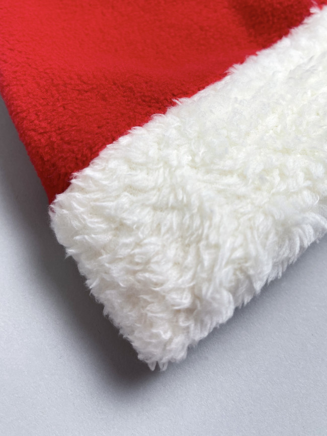 Нарядная новогодняя шапка колпак для новорожденных, Дед Мороз