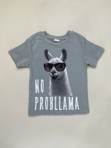 Футболка детская с коротким рукавом, Лама