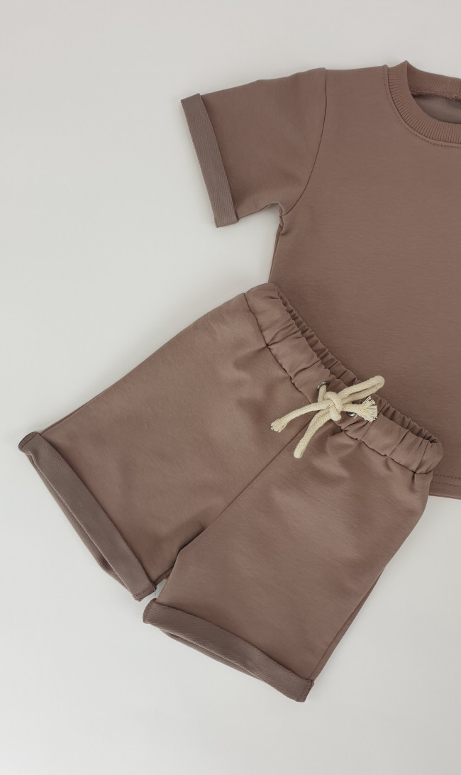 Костюм летний шоколад