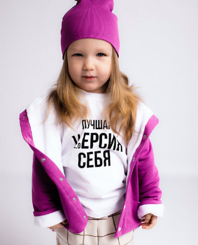 Толстовка Орхидея с шапкой Толстовка Орхидея с шапкой