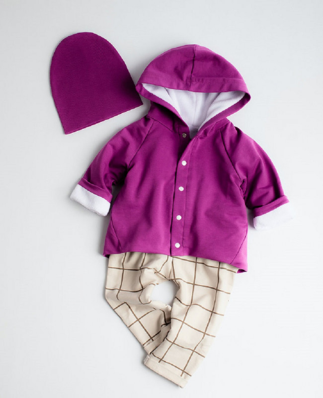 Толстовка Орхидея с шапкой Толстовка Орхидея с шапкой