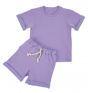 Костюм летний сирень