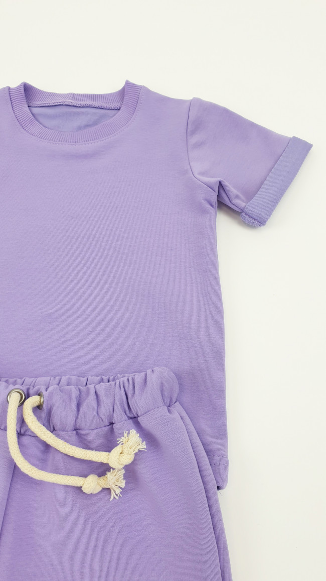 Костюм летний сирень