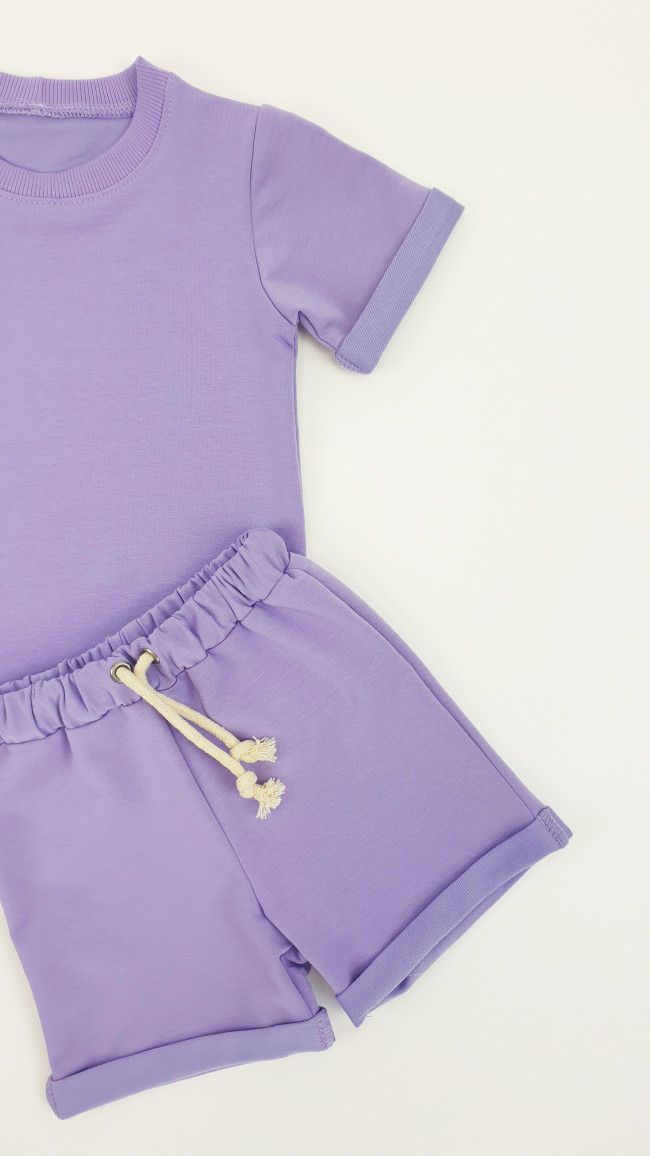 Костюм летний сирень