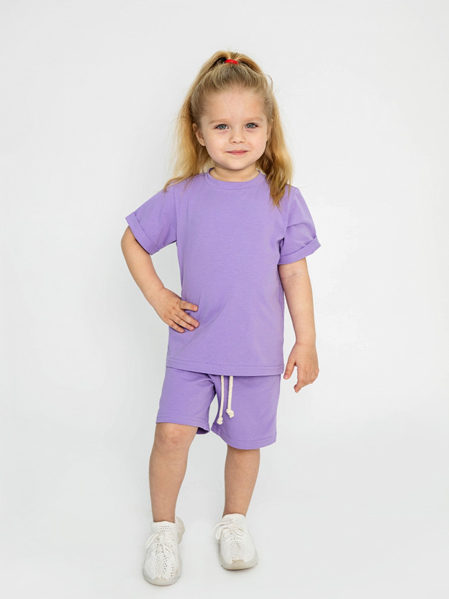 Костюм летний сирень