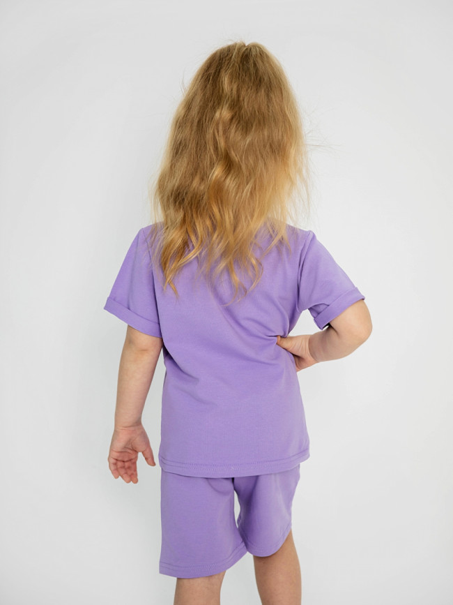 Костюм летний сирень