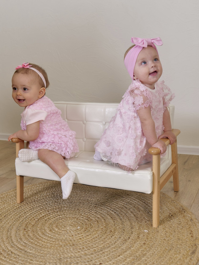 Нарядное розовое платье, Ромашки Нарядное розовое платье, Ромашки