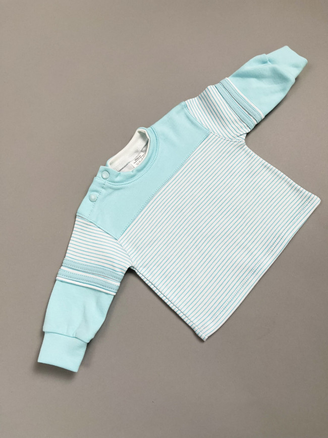 Кофта детская, бирюзовая, Полоска