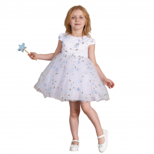 Нарядное голубое платье, Нежность