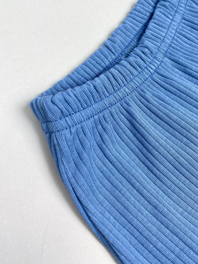 Комплект детский: боди и штанишки, синий, Рибана