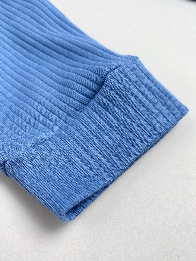 Комплект детский: боди и штанишки, синий, Рибана