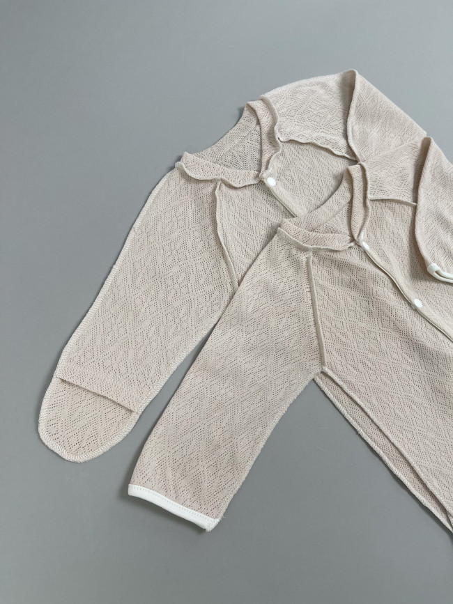 Комплект детских комбинезонов, Пушинка, 3 шт.