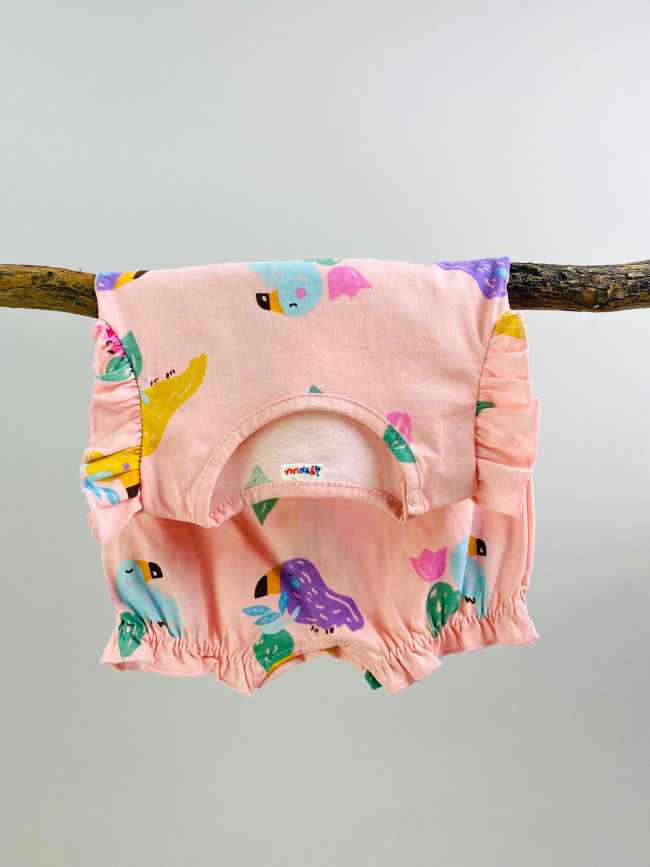 Боди детское с коротким рукавом, Туканы Боди детское с коротким рукавом, Туканы