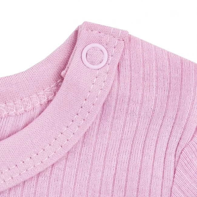 Комплект детский: боди и штанишки, розовый, Рибана