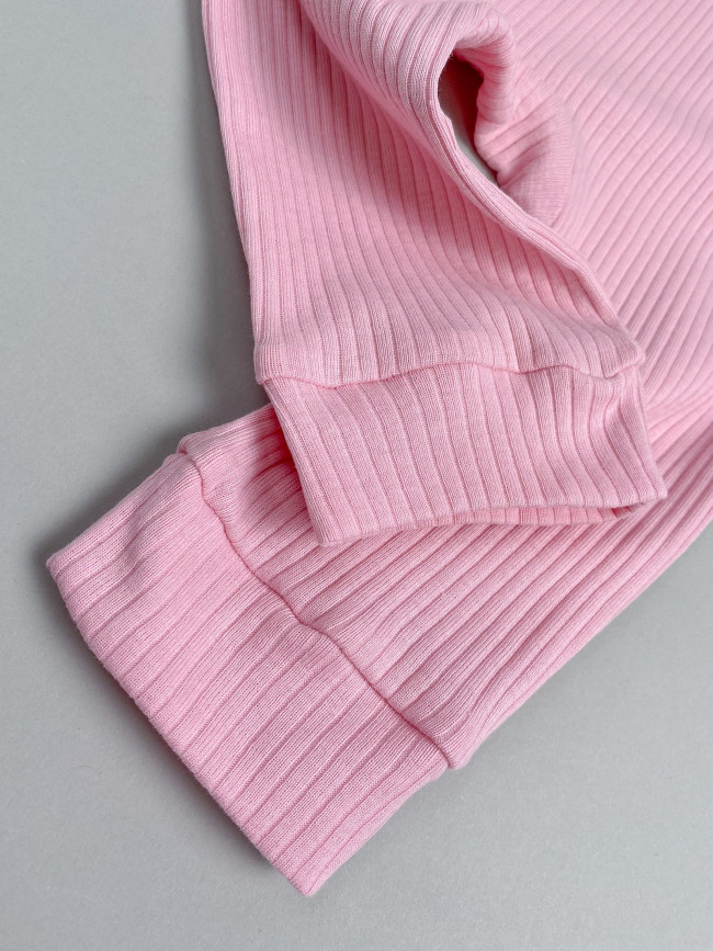 Комплект детский: боди и штанишки, розовый, Рибана