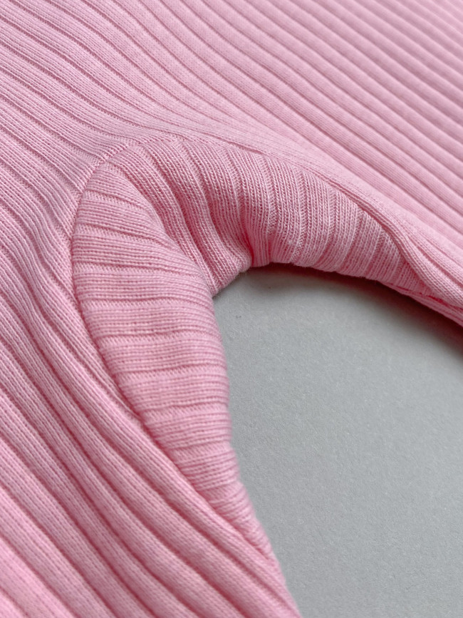 Комплект детский: боди и штанишки, розовый, Рибана