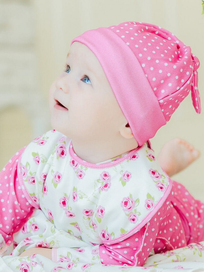 Комплект детский, шапочки, Маленькая садовница, 3шт.