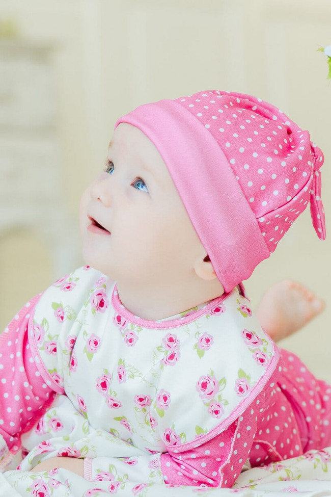 Комплект детский, шапочки, Маленькая садовница, 3шт.