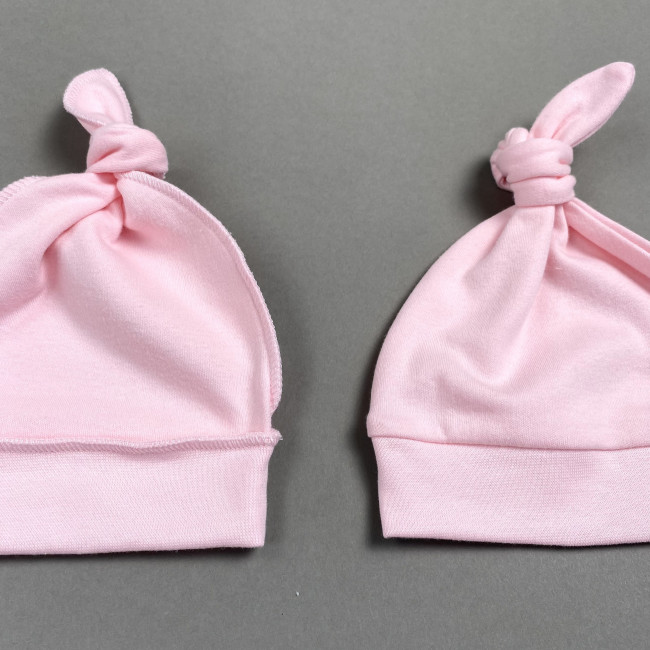 Шапочка детская, розовая, Базовая коллекция