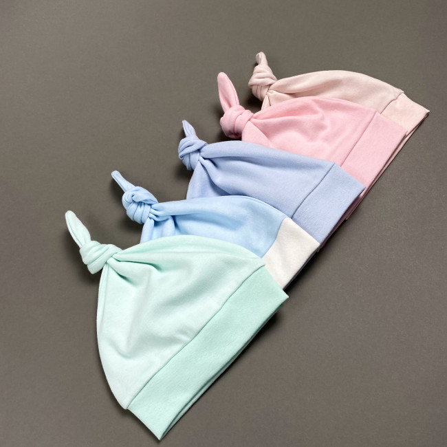 Шапочка детская, розовая, Базовая коллекция