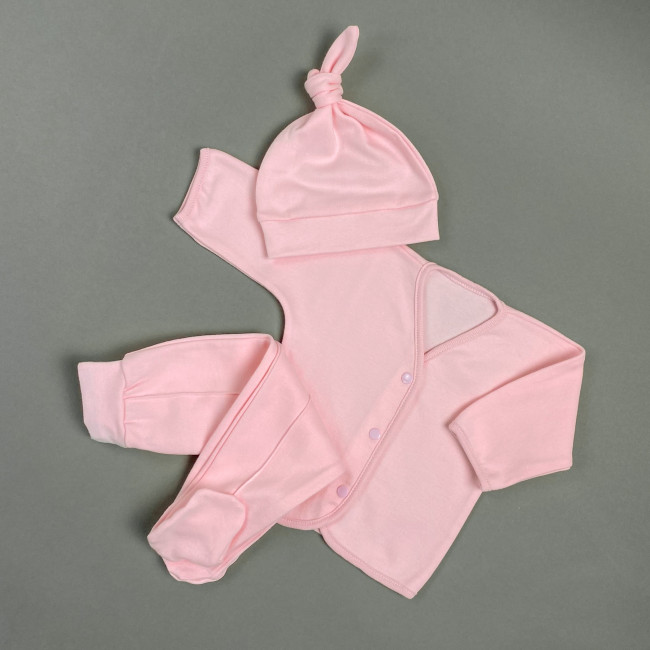 Шапочка детская, розовая, Базовая коллекция