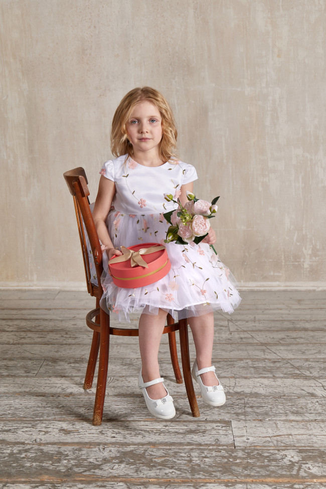 Нарядное персиковое платье, Нежность Нарядное персиковое платье, Нежность