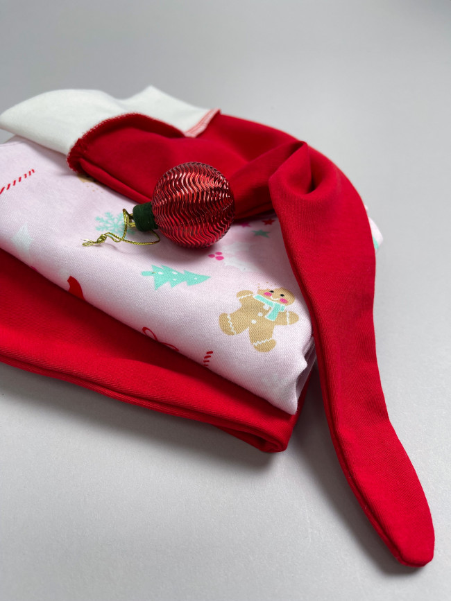 Комплект для новорожденных, Зимние праздники, розовый