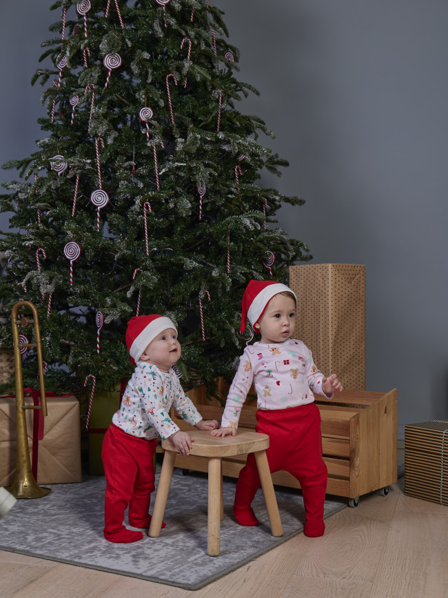 Комплект для новорожденных, Зимние праздники, розовый