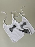 Комплект "Маленький джентльмен" (нагрудник + игрушка Динозавр)