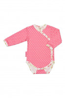 Боди с длинным рукавом, Маленькая садовница, Горошки