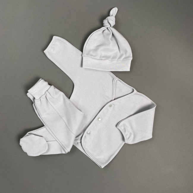 Шапочка детская, серая, Базовая коллекция Шапочка детская, серая, Базовая коллекция