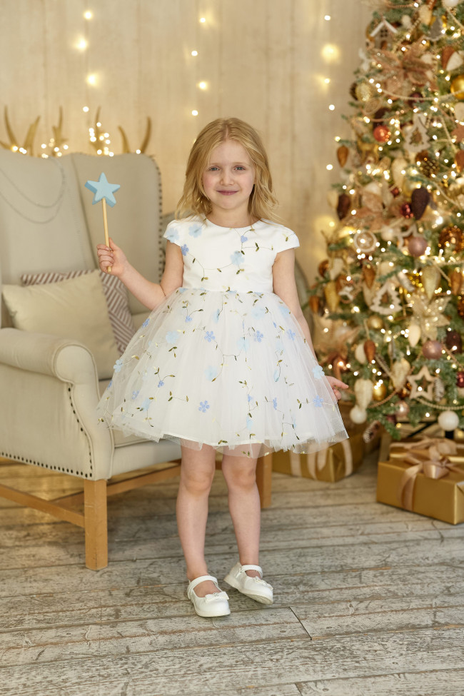 Подарочный бокс, голубой, Нежность