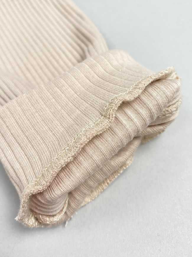 Комплект детский: боди и штанишки, бежевый, Рибана